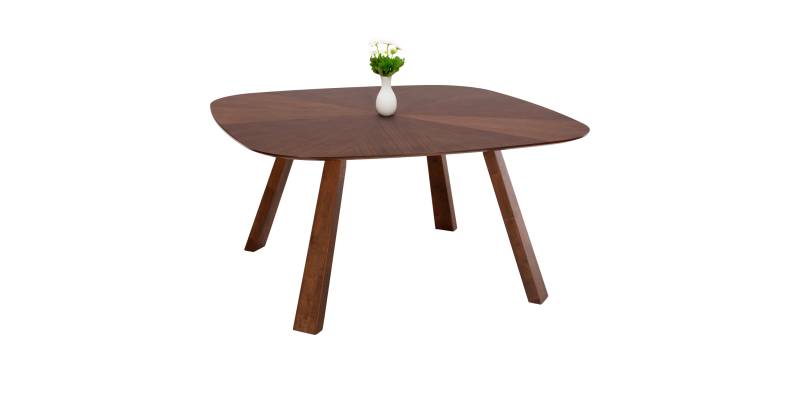 ΤΡΑΠΕΖΙ ΤΡΑΠΕΖΑΡΙΑΣ RINER HM9733 MDF ΜΕ ΚΑΠΛΑΜΑ ΚΑΡΥΔΙΑΣ 150x150x75Υ εκ.