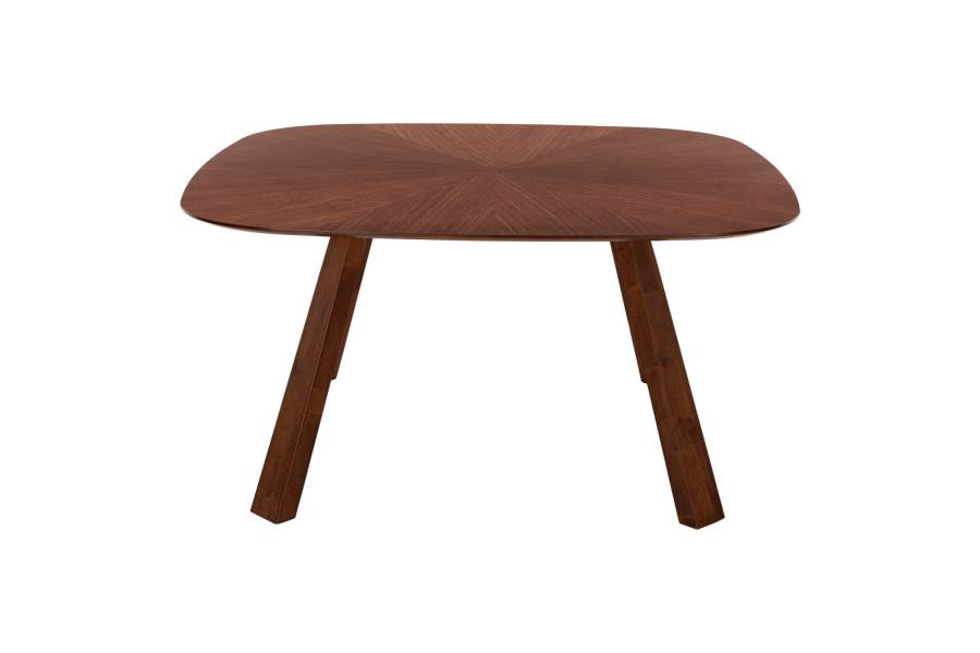ΤΡΑΠΕΖΙ ΤΡΑΠΕΖΑΡΙΑΣ RINER HM9733 MDF ΜΕ ΚΑΠΛΑΜΑ ΚΑΡΥΔΙΑΣ 150x150x75Υ εκ.