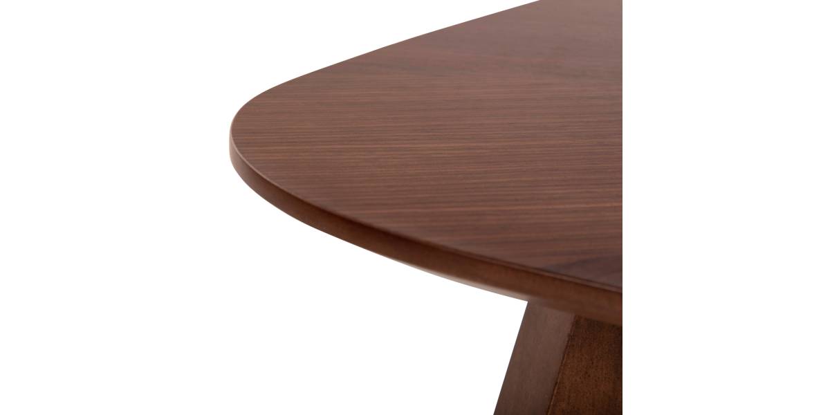 ΤΡΑΠΕΖΙ ΤΡΑΠΕΖΑΡΙΑΣ RINER HM9733 MDF ΜΕ ΚΑΠΛΑΜΑ ΚΑΡΥΔΙΑΣ 150x150x75Υ εκ.