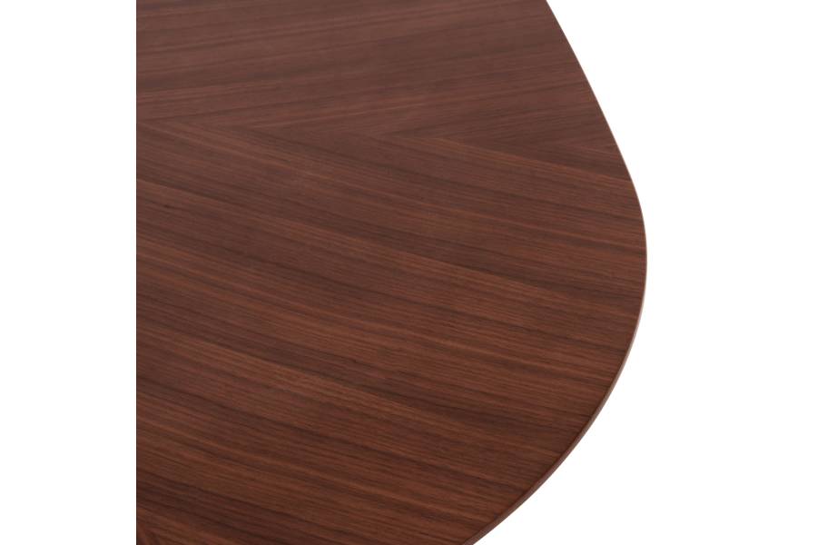 ΤΡΑΠΕΖΙ ΤΡΑΠΕΖΑΡΙΑΣ RINER HM9733 MDF ΜΕ ΚΑΠΛΑΜΑ ΚΑΡΥΔΙΑΣ 150x150x75Υ εκ.