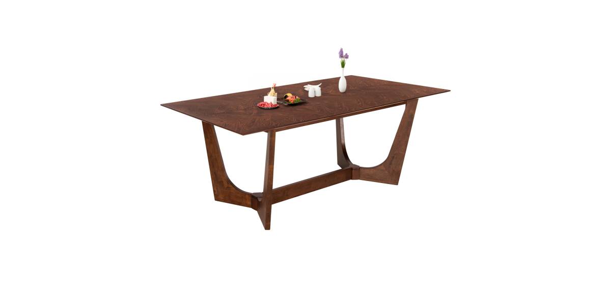 ΤΡΑΠΕΖΙ ΤΡΑΠΕΖΑΡΙΑΣ RIMER HM9742 MDF ΜΕ ΚΑΠΛΑΜΑ ΦΡΑΞΙΝΟΥ-ΚΑΡΥΔΙ ΧΡΩΜΑ 220X100x75Yεκ.