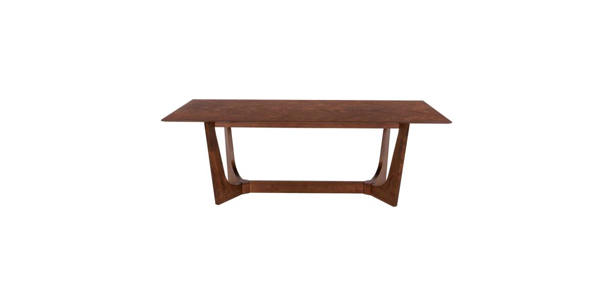 ΤΡΑΠΕΖΙ ΤΡΑΠΕΖΑΡΙΑΣ RIMER HM9742 MDF ΜΕ ΚΑΠΛΑΜΑ ΦΡΑΞΙΝΟΥ-ΚΑΡΥΔΙ ΧΡΩΜΑ 220X100x75Yεκ.