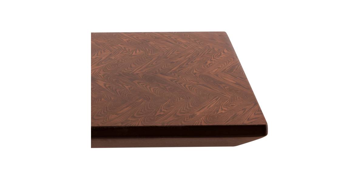 ΤΡΑΠΕΖΙ ΤΡΑΠΕΖΑΡΙΑΣ RIMER HM9742 MDF ΜΕ ΚΑΠΛΑΜΑ ΦΡΑΞΙΝΟΥ-ΚΑΡΥΔΙ ΧΡΩΜΑ 220X100x75Yεκ.
