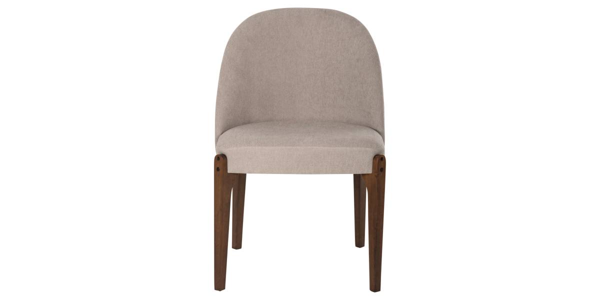 ΚΑΡΕΚΛΑ ΤΡΑΠΕΖΑΡΙΑΣ RAMMER HM9744.02 RUBBERWOOD ΣΕ ΚΑΡΥΔΙ-ΕΚΡΟΥ ΥΦΑΣΜΑ 57x55x86Υεκ.