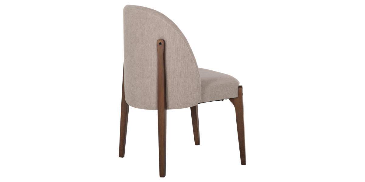 ΚΑΡΕΚΛΑ ΤΡΑΠΕΖΑΡΙΑΣ RAMMER HM9744.02 RUBBERWOOD ΣΕ ΚΑΡΥΔΙ-ΕΚΡΟΥ ΥΦΑΣΜΑ 57x55x86Υεκ.