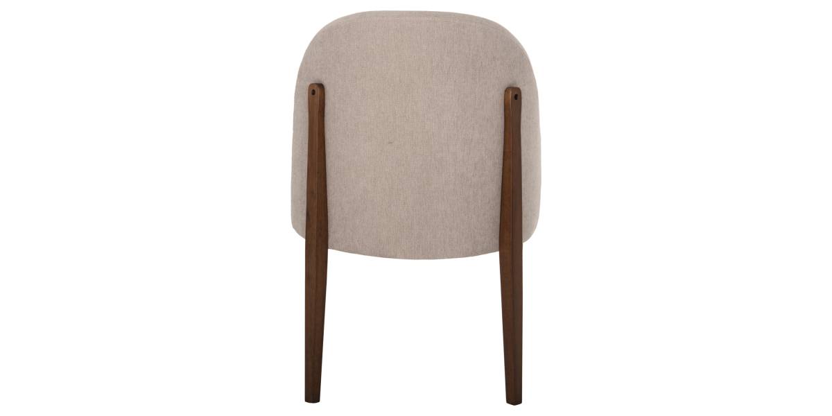 ΚΑΡΕΚΛΑ ΤΡΑΠΕΖΑΡΙΑΣ RAMMER HM9744.02 RUBBERWOOD ΣΕ ΚΑΡΥΔΙ-ΕΚΡΟΥ ΥΦΑΣΜΑ 57x55x86Υεκ.