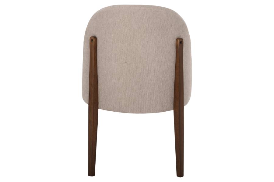 ΚΑΡΕΚΛΑ ΤΡΑΠΕΖΑΡΙΑΣ RAMMER HM9744.02 RUBBERWOOD ΣΕ ΚΑΡΥΔΙ-ΕΚΡΟΥ ΥΦΑΣΜΑ 57x55x86Υεκ.