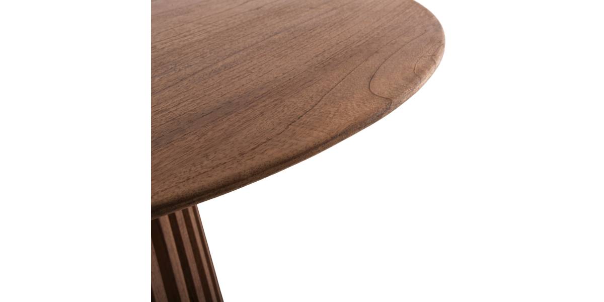 ΤΡΑΠΕΖΙ ΤΡΑΠΕΖΑΡΙΑΣ FRANTZ HM9388.11 ΜΑΣΙΦ MINDI ΞΥΛΟ ΣΕ ΦΥΣΙΚΟ Φ120X76,5Υεκ.