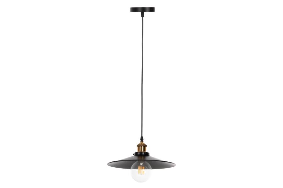 ΦΩΤΙΣΤΙΚΟ ΟΡΟΦΗΣ ΚΡΕΜΑΣΤΟ HM4162 ΜΑΥΡΟ ΜΕΤΑΛΛΟ-ΧΡΥΣΗ ΛΕΠΤΟΜΕΡΕΙΑ Φ30x109Υεκ