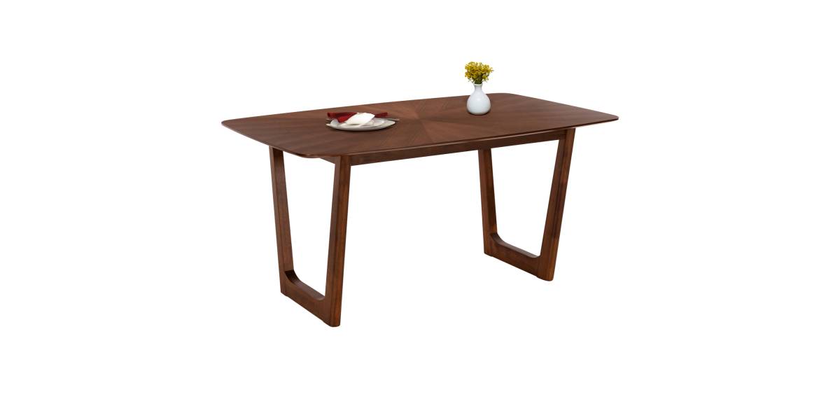 ΤΡΑΠΕΖΙ ΤΡΑΠΕΖΑΡΙΑΣ RINER ΟΡΘΟΓΩΝΙΟ HM9745 MDF ΜΕ ΚΑΠΛΑΜΑ ΚΑΡΥΔΙΑΣ 180x90x76εκ.