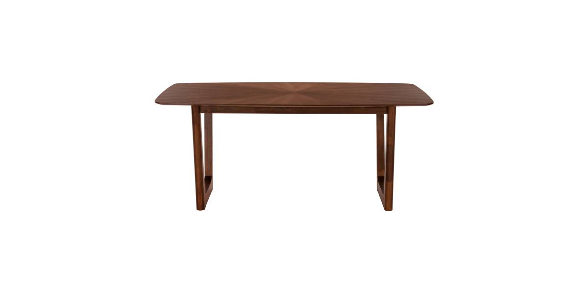 ΤΡΑΠΕΖΙ ΤΡΑΠΕΖΑΡΙΑΣ RINER ΟΡΘΟΓΩΝΙΟ HM9745 MDF ΜΕ ΚΑΠΛΑΜΑ ΚΑΡΥΔΙΑΣ 180x90x76εκ.