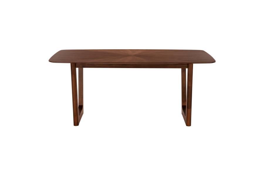 ΤΡΑΠΕΖΙ ΤΡΑΠΕΖΑΡΙΑΣ RINER ΟΡΘΟΓΩΝΙΟ HM9745 MDF ΜΕ ΚΑΠΛΑΜΑ ΚΑΡΥΔΙΑΣ 180x90x76εκ.