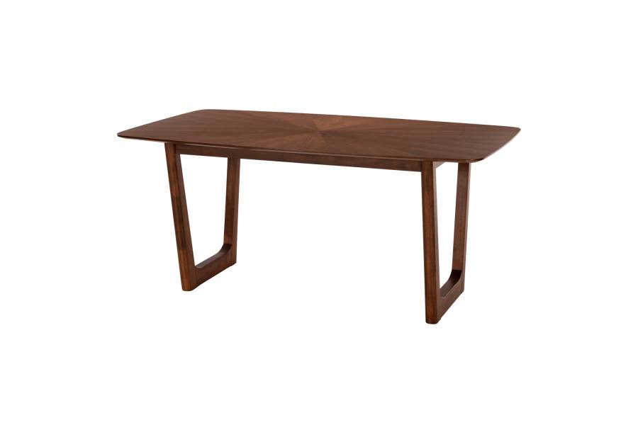 ΤΡΑΠΕΖΙ ΤΡΑΠΕΖΑΡΙΑΣ RINER ΟΡΘΟΓΩΝΙΟ HM9745 MDF ΜΕ ΚΑΠΛΑΜΑ ΚΑΡΥΔΙΑΣ 180x90x76εκ.