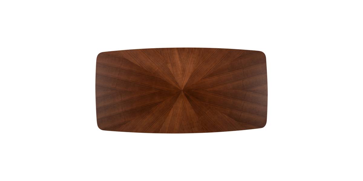 ΤΡΑΠΕΖΙ ΤΡΑΠΕΖΑΡΙΑΣ RINER ΟΡΘΟΓΩΝΙΟ HM9745 MDF ΜΕ ΚΑΠΛΑΜΑ ΚΑΡΥΔΙΑΣ 180x90x76εκ.