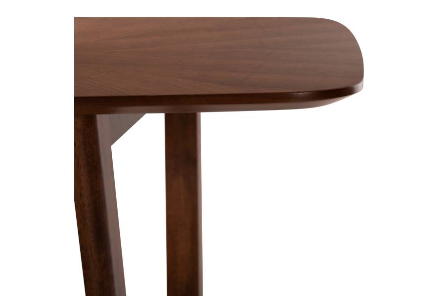 ΤΡΑΠΕΖΙ ΤΡΑΠΕΖΑΡΙΑΣ RINER ΟΡΘΟΓΩΝΙΟ HM9745 MDF ΜΕ ΚΑΠΛΑΜΑ ΚΑΡΥΔΙΑΣ 180x90x76εκ.