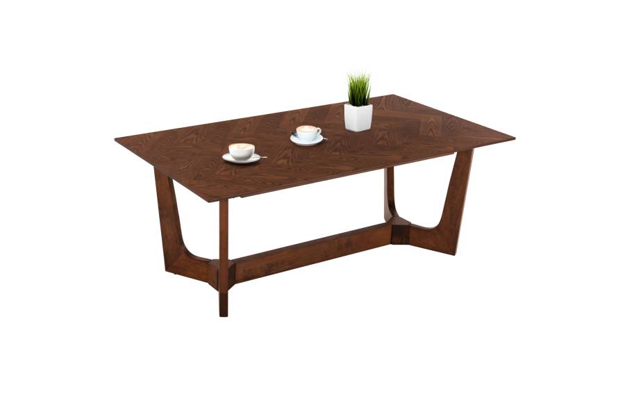 ΤΡΑΠΕΖΙ ΣΑΛΟΝΙΟΥ RIMER HM9743 MDF ΜΕ ΚΑΠΛΑΜΑ ΦΡΑΞΙΝΟΥ ΣΕ ΚΑΡΥΔΙ ΧΡΩΜΑ 120X60x45Yεκ.