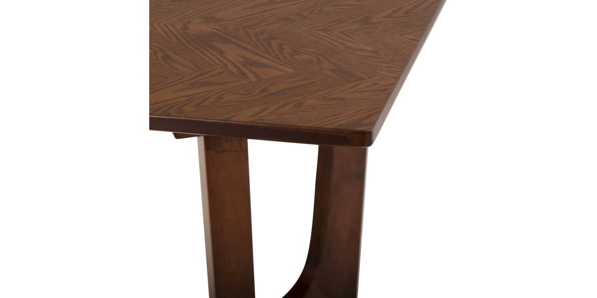 ΤΡΑΠΕΖΙ ΣΑΛΟΝΙΟΥ RIMER HM9743 MDF ΜΕ ΚΑΠΛΑΜΑ ΦΡΑΞΙΝΟΥ ΣΕ ΚΑΡΥΔΙ ΧΡΩΜΑ 120X60x45Yεκ.