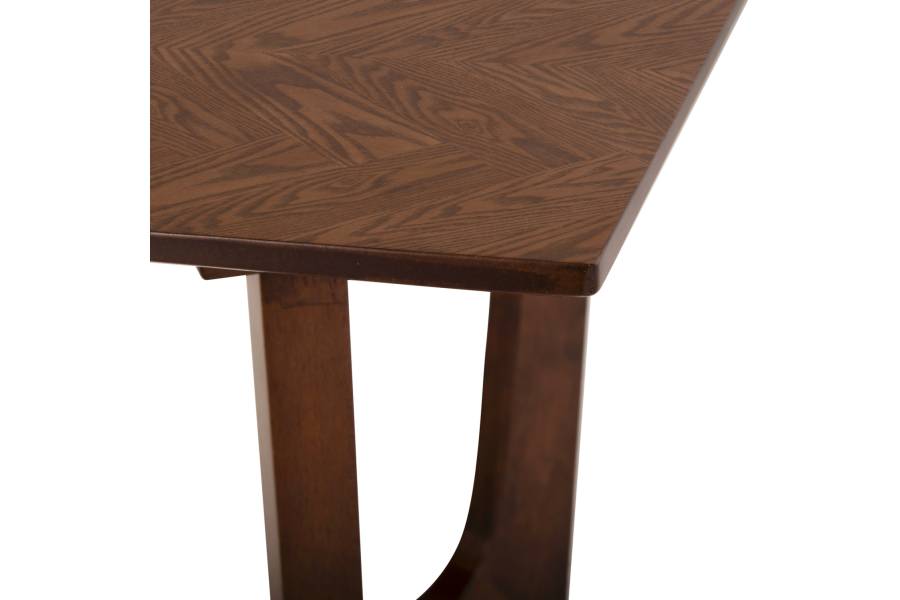 ΤΡΑΠΕΖΙ ΣΑΛΟΝΙΟΥ RIMER HM9743 MDF ΜΕ ΚΑΠΛΑΜΑ ΦΡΑΞΙΝΟΥ ΣΕ ΚΑΡΥΔΙ ΧΡΩΜΑ 120X60x45Yεκ.