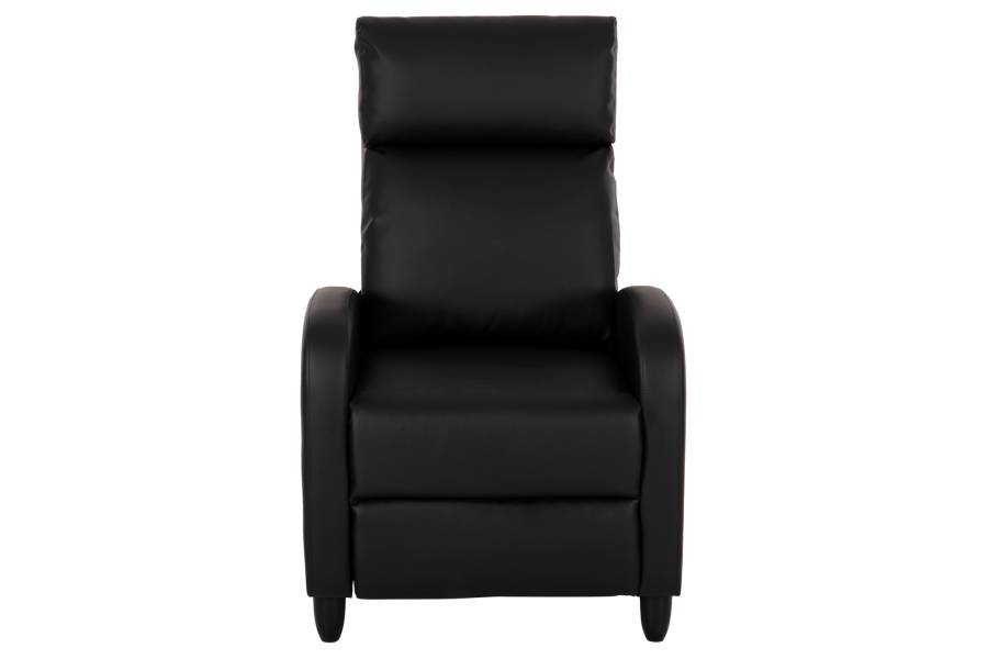 ΠΟΛΥΘΡΟΝΑ RELAX HIBER HM9782.11 ΜΑΥΡΟ PU 67,5x90x104Υ εκ.