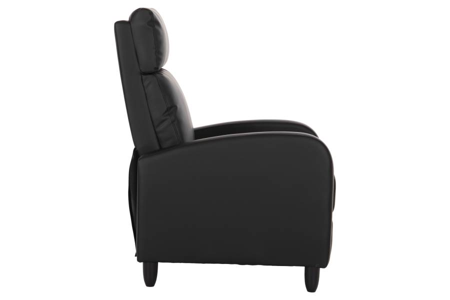 ΠΟΛΥΘΡΟΝΑ RELAX HIBER HM9782.11 ΜΑΥΡΟ PU 67,5x90x104Υ εκ.