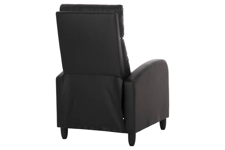 ΠΟΛΥΘΡΟΝΑ RELAX HIBER HM9782.11 ΜΑΥΡΟ PU 67,5x90x104Υ εκ.