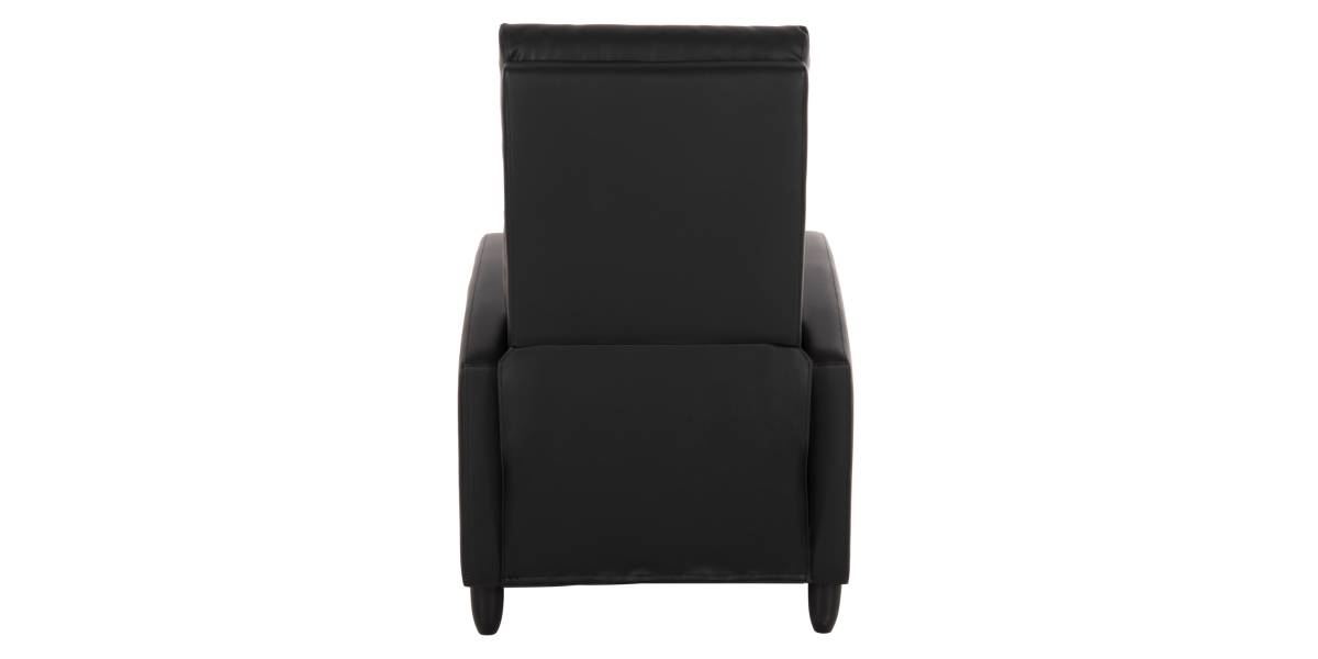 ΠΟΛΥΘΡΟΝΑ RELAX HIBER HM9782.11 ΜΑΥΡΟ PU 67,5x90x104Υ εκ.