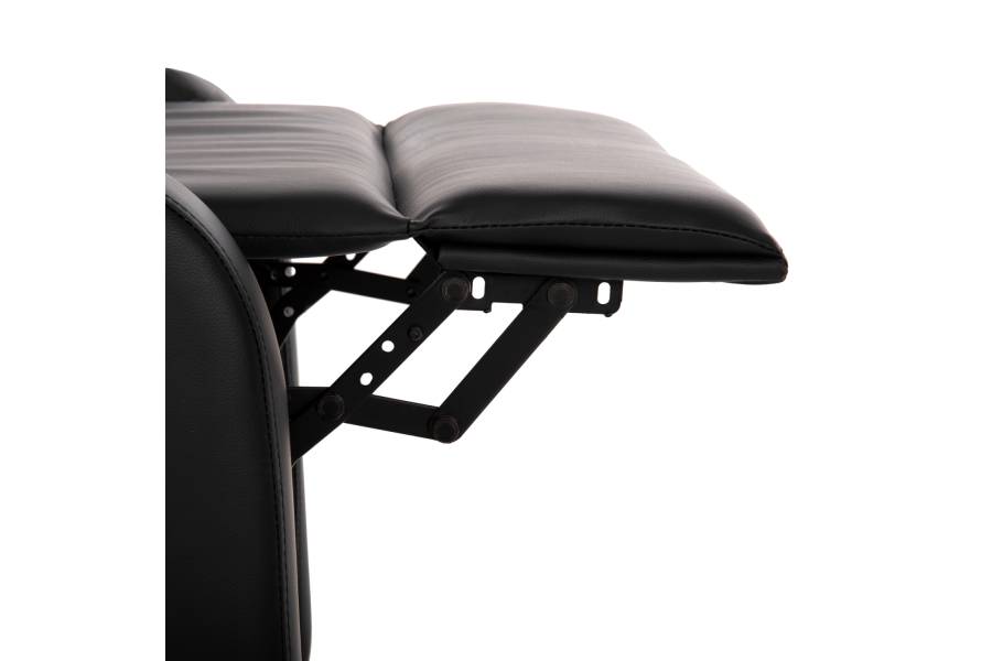 ΠΟΛΥΘΡΟΝΑ RELAX HIBER HM9782.11 ΜΑΥΡΟ PU 67,5x90x104Υ εκ.