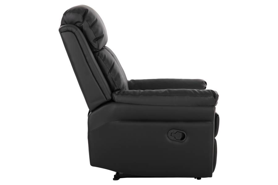 ΠΟΛΥΘΡΟΝΑ ΜΑΣΑΖ HAPPER HM9785.11 ΜΑΥΡΟ PU 76x94x102Υ εκ.