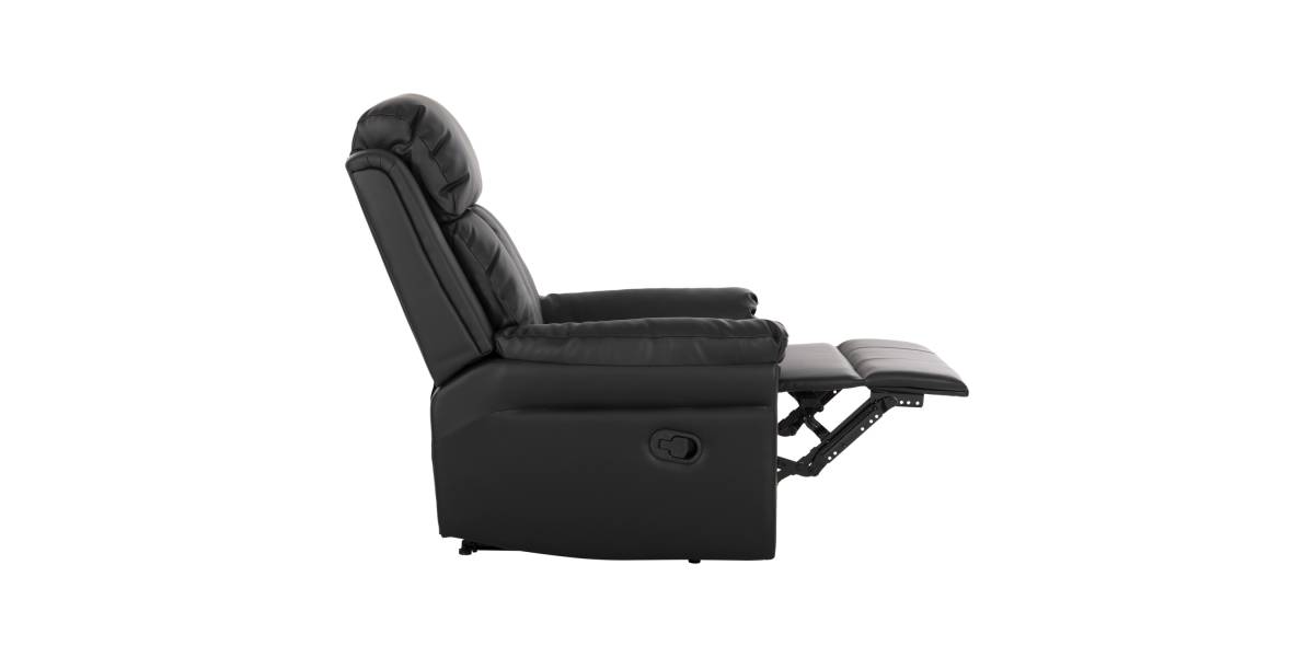 ΠΟΛΥΘΡΟΝΑ ΜΑΣΑΖ HAPPER HM9785.11 ΜΑΥΡΟ PU 76x94x102Υ εκ.