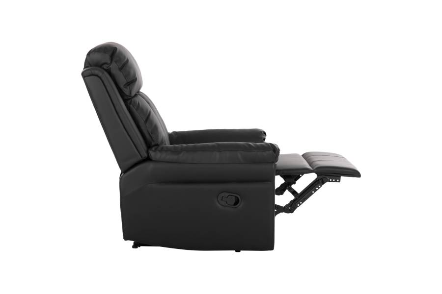 ΠΟΛΥΘΡΟΝΑ ΜΑΣΑΖ HAPPER HM9785.11 ΜΑΥΡΟ PU 76x94x102Υ εκ.