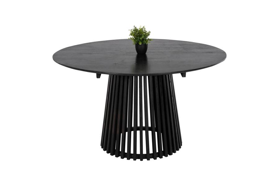 ΤΡΑΠΕΖΙ ΤΡΑΠΕΖΑΡΙΑΣ FRANTZ HM9457.12 ΜΑΣΙΦ MINDI ΞΥΛΟ ΣΕ ΜΑΥΡΟ Φ150x75Υεκ