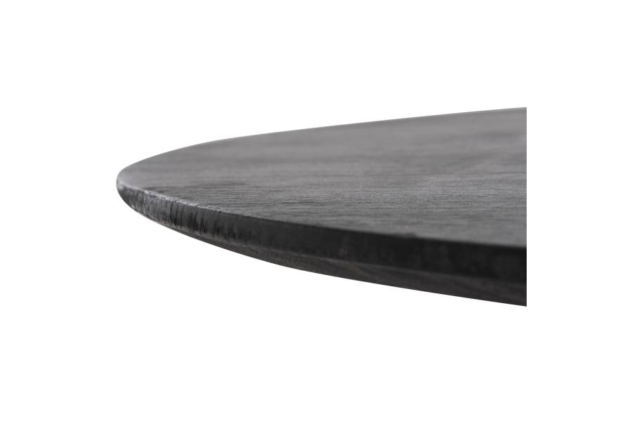 ΤΡΑΠΕΖΙ ΤΡΑΠΕΖΑΡΙΑΣ FRANTZ HM9457.12 ΜΑΣΙΦ MINDI ΞΥΛΟ ΣΕ ΜΑΥΡΟ Φ150x75Υεκ
