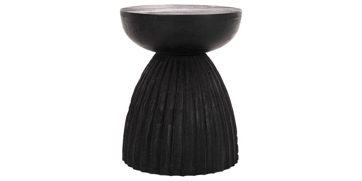 ΣΚΑΜΠΟ ΣΤΡΟΓΓΥΛΟ SCALLOP HM9702 ΜΑΣΙΦ MANGO ΣΕ ΣΕ ΜΑΥΡΟ ΧΡΩΜΑ Φ35x45Υεκ.