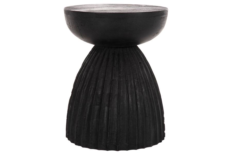 ΣΚΑΜΠΟ ΣΤΡΟΓΓΥΛΟ SCALLOP HM9702 ΜΑΣΙΦ MANGO ΣΕ ΣΕ ΜΑΥΡΟ ΧΡΩΜΑ Φ35x45Υεκ.