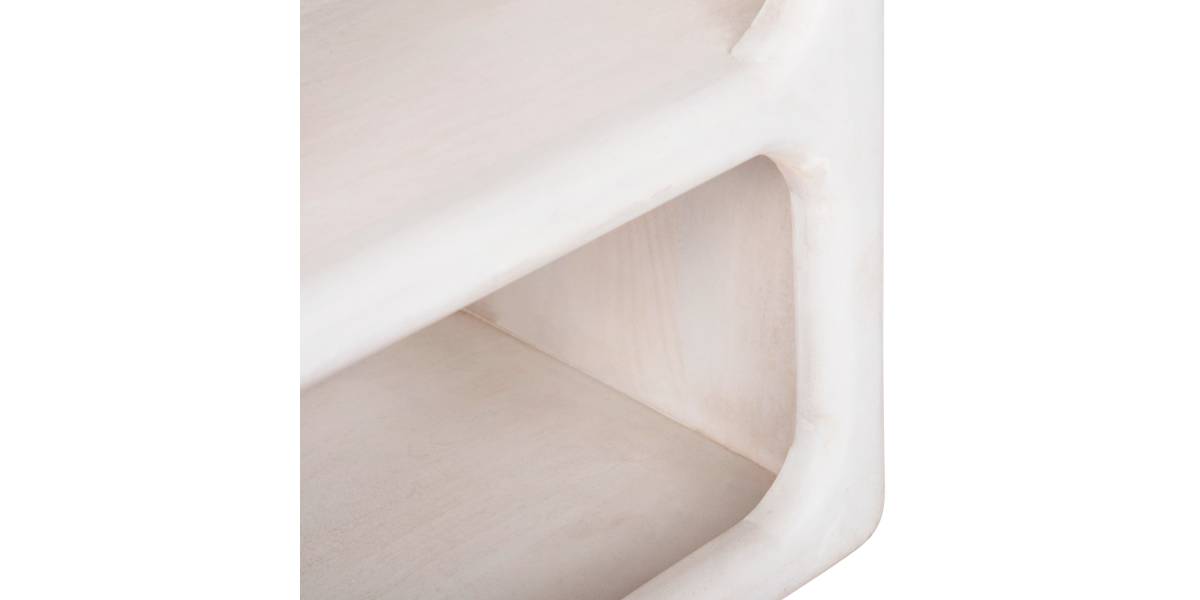 ΒΙΒΛΙΟΘΗΚΗ HANDYR HM9707 ΜΑΣΙΦ ΞΥΛΟ MANGO ΣΕ ΛΕΥΚΟ ΧΡΩΜΑ 100x35x165Yεκ.