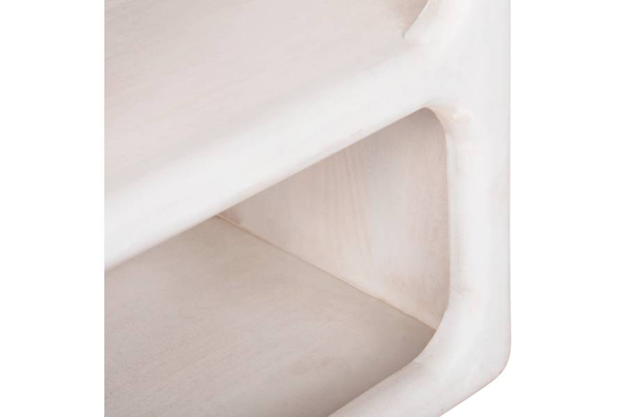ΒΙΒΛΙΟΘΗΚΗ HANDYR HM9707 ΜΑΣΙΦ ΞΥΛΟ MANGO ΣΕ ΛΕΥΚΟ ΧΡΩΜΑ 100x35x165Yεκ.
