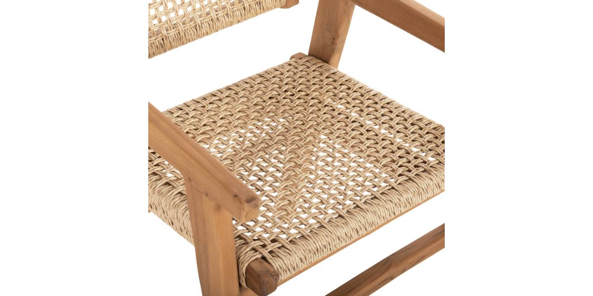 ΠΟΛΥΘΡΟΝΑ BJORN HM9403.11 ΜΑΣΙΦ ΞΥΛΟ ΤEAK ΦΥΣΙΚΟ-ΣΧΟΙΝΙ 54,5x61x85Yεκ.