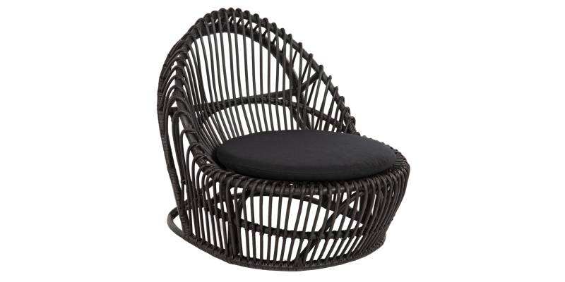 ΠΟΛΥΘΡΟΝΑ ENTROPY HM9840.03 ΦΥΣΙΚΟ RATTAN ΜΕ ΜΑΞΙΛΑΡΙ-ΜΑΥΡΟ 80x97x85Υεκ.