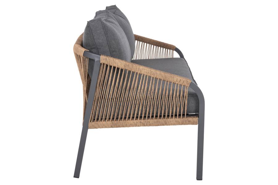 ΚΑΝΑΠΕΣ ΕΞ.ΧΩΡΟΥ 3ΘΕΣΙΟΣ MAERLY HM6055.03 ΑΛΟΥΜΙΝΙΟ ΑΝΘΡΑΚΙ-ΣΧΟΙΝΙ-ΑΝΘΡΑΚΙ ΜΑΞΙΛΑΡΙΑ