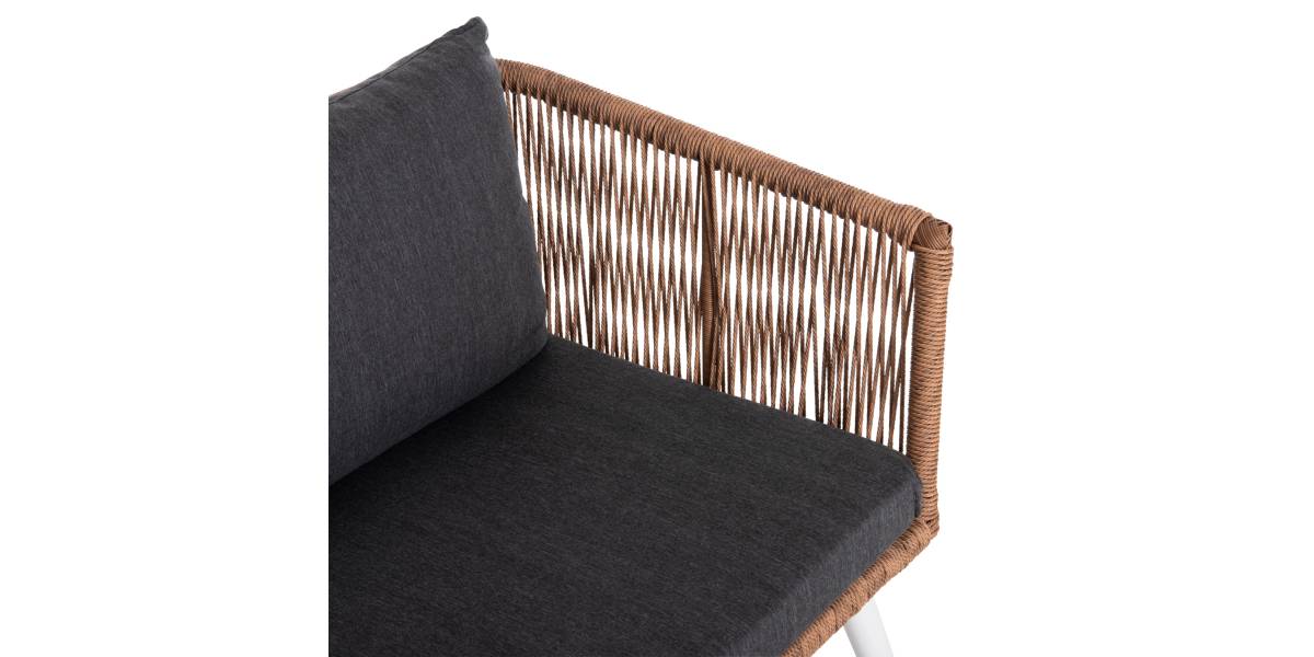 ΣΑΛΟΝΙ ΕΞ.ΧΩΡΟΥ 4ΤΜΧ FREJA HM6057.01 ΑΛΟΥΜ. ΛΕΥΚΟ-PE RATTAN ΜΠΕΖ-ΑΝΘΡΑΚΙ ΜΑΞΙΛΑΡΙΑ