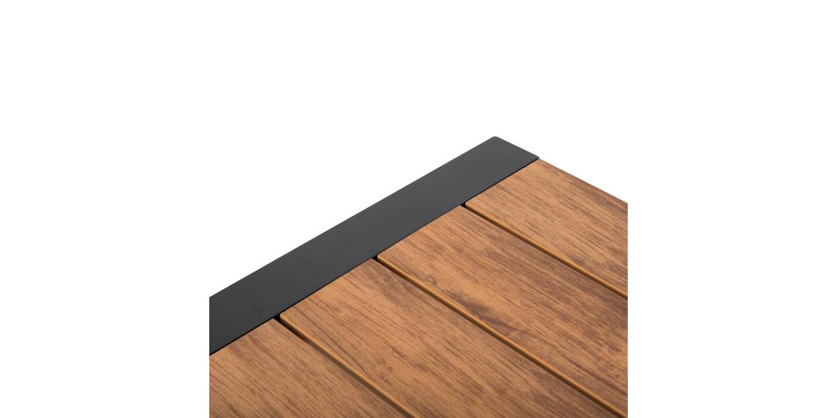 ΤΡΑΠΕΖΙ ΕΞΩΤ.ΧΩΡΟΥ GOYA HM6059.03 ΑΛΟΥΜΙΝΙΟ ΑΝΘΡΑΚΙ & POLYWOOD 160X80Χ75Υεκ.