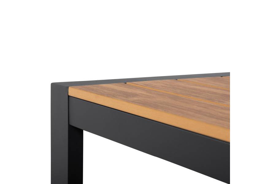 ΤΡΑΠΕΖΙ ΕΞΩΤ.ΧΩΡΟΥ GOYA HM6059.03 ΑΛΟΥΜΙΝΙΟ ΑΝΘΡΑΚΙ & POLYWOOD 160X80Χ75Υεκ.