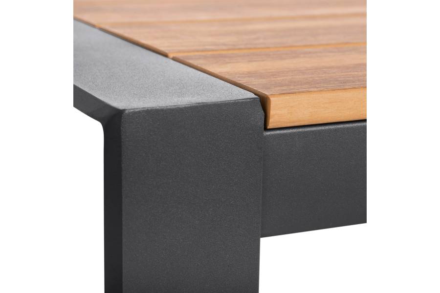 ΤΡΑΠΕΖΙ ΕΞΩΤ.ΧΩΡΟΥ GOYA HM6059.03 ΑΛΟΥΜΙΝΙΟ ΑΝΘΡΑΚΙ & POLYWOOD 160X80Χ75Υεκ.