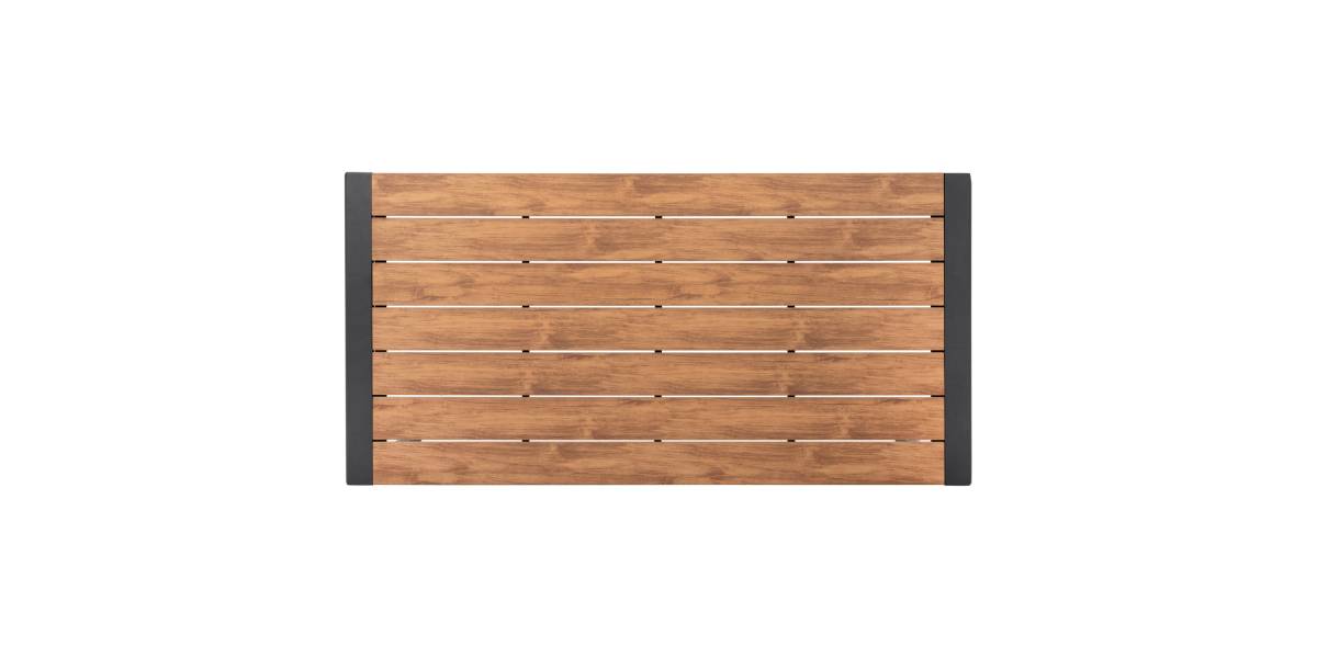 ΤΡΑΠΕΖΙ ΕΞΩΤ.ΧΩΡΟΥ GOYA HM6059.03 ΑΛΟΥΜΙΝΙΟ ΑΝΘΡΑΚΙ & POLYWOOD 160X80Χ75Υεκ.