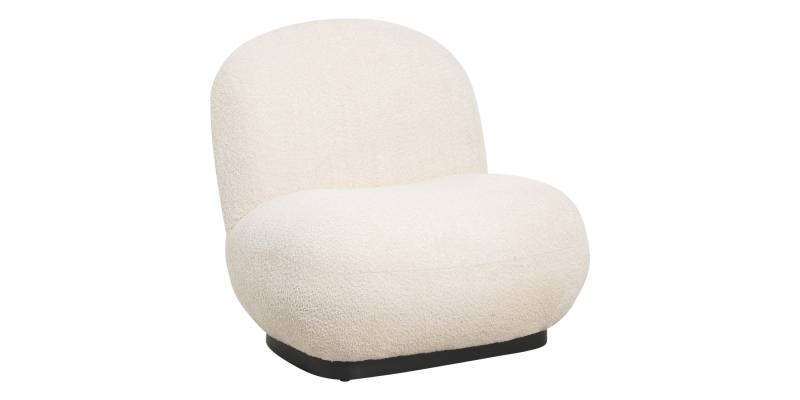 ΠΟΛΥΘΡΟΝΑ BEANY HM9591.06 ΕΚΡΟΥ ΜΠΟΥΚΛΕ ΥΦΑΣΜΑ 85x82x77Υ εκ.