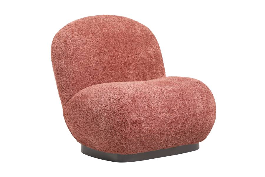 ΠΟΛΥΘΡΟΝΑ BEANY HM9591.02 ΡΟΖ ΜΠΟΥΚΛΕ ΥΦΑΣΜΑ 85x82x77Υ εκ.