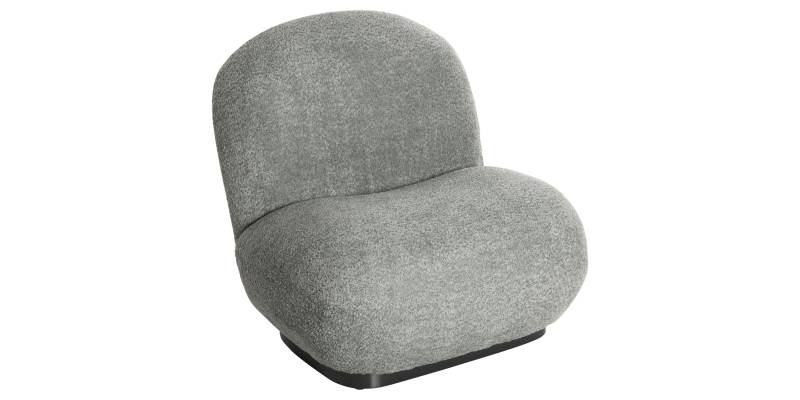 ΠΟΛΥΘΡΟΝΑ BEANY HM9591.05 ΦΥΣΤΙΚΙ ΜΠΟΥΚΛΕ ΥΦΑΣΜΑ 85x82x77Υ εκ.