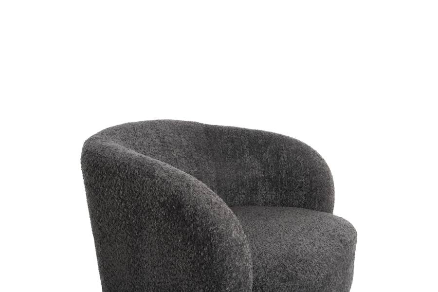 ΠΟΛΥΘΡΟΝΑ ΠΕΡΙΣΤΡΕΦΟΜΕΝΗ KARLEN HM9592.01 ΓΚΡΙ ΜΠΟΥΚΛΕ ΥΦΑΣΜΑ 78x81x77Υεκ.