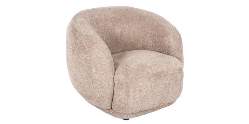 ΠΟΛΥΘΡΟΝΑ KARPEN HM9600.08 ΜΠΕΖ ΜΠΟΥΚΛΕ ΥΦΑΣΜΑ 93x87x78Υ εκ.
