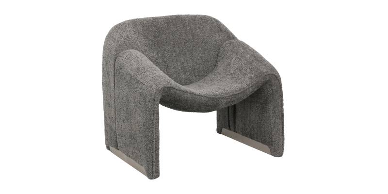 ΠΟΛΥΘΡΟΝΑ SPINER HM9599.01 ΓΚΡΙ ΜΠΟΥΚΛΕ ΥΦΑΣΜΑ 81x64x74Υεκ.